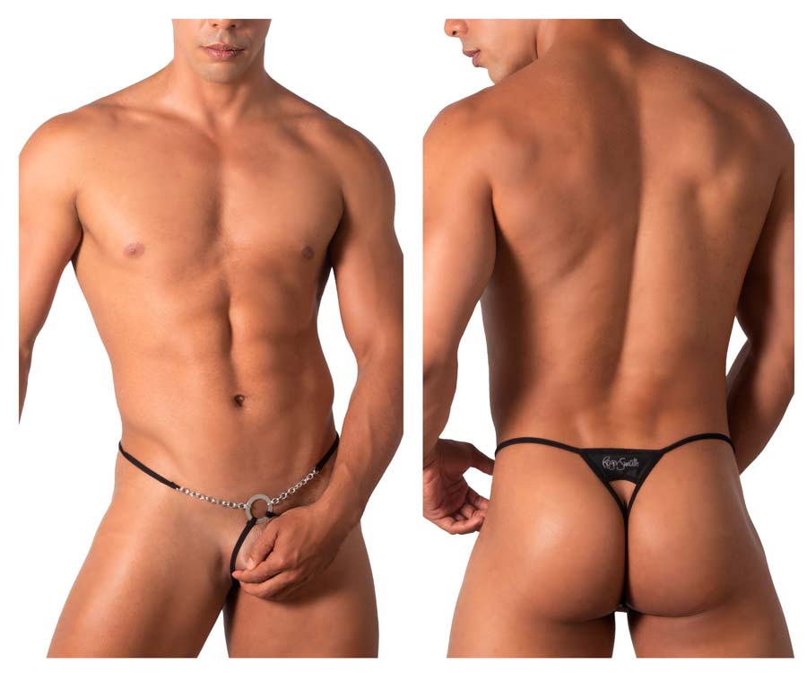 [Roger Smuth] Thongs Black (RS081)